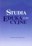 Studia Edukacyjne 27/2013. Wydawca: Wydawnictwo Naukowe UAM. Dadada.pl Opakowanie Studia Edukacyjne 27/2013