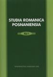 Studia Romanica Posnaniensia XLI/1. Wydawca: Wydawnictwo Naukowe UAM. Dadada.pl Opakowanie Studia Romanica Posnaniensia XLI/1