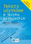 Okładka książki Teksty użytkowe w języku niemieckim