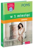 Okładka książki W 1 miesiąc - Grecki + CD PONS