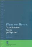 Okładka książki Współczesne teorie polityczne