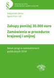 Zakupy do 30 tys. euro. Autor: Hryc-Ląd Agata, Skóra Małgorzata. Dadada.pl Okładka książki Zakupy do 30 tys. euro