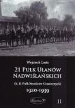 Okładka książki 21 Pułk Ułanów Nadwiślańskich 1920-1939 Tom 2