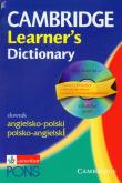 Opakowanie Cambridge Learner's Dictionary Słownik angielsko polski polsko angielski + CD