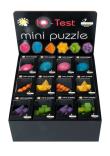 Opakowanie Display IQ-Test - 3D Puzzle, drewno, kolorowe, 6 rodzajów, 24 szt. Sortowane