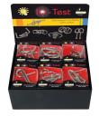 Opakowanie Display IQ-Test Puzzle Ćwicz Umysł Maxi Szpilki, metal, duże, 12 szt. Sortowane
