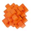 Opakowanie IQ-Test - Puzzle Ananas, bambus, pomarańczowy, plastikowe pudełko