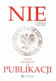 Opakowanie Nie należy dopuszczać do publikacji