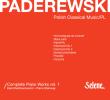 Okładka książki Paderewski: Complete Piano Works Vol.1