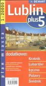 Okładka książki Plan Miasta Lublin plus 5 1:20 000   DEMART