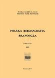 Opakowanie Polska Bibliografia Prawnicza