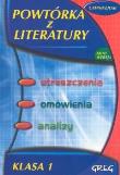 Okładka książki Powtórka z literatury GIM kl. 1