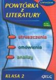 Powtórka z literatury GIM kl. 2. Autor: Barbara Włodarczyk. Dadada.pl Okładka książki Powtórka z literatury GIM kl. 2