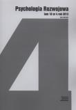 Opakowanie Psychologia Rozwojowa Tom 18 nr 4 rok 2013