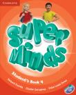 Super Minds 4 SB +DVD CAMBRIDGE. Autor: Puchta Herbert, Gerngross Günter, Lewis-Jones Peter. Dadada.pl Okładka książki Super Minds 4 SB +DVD CAMBRIDGE
