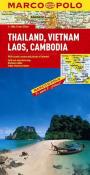 Opakowanie Tajlandia Wietnam Laos Kambodża Mapa drogowa 1:2 000 000