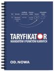Taryfikator mandatów i punktów karnych. Autor: Anna Wyciszczak-Prus. Dadada.pl Okładka książki Taryfikator mandatów i punktów karnych