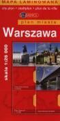 Okładka książki Warszawa Plan miasta 1:26000 laminowany