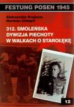 Okładka książki 312 Smoleńska Dywizja Piechoty w walkach o Starołękę