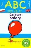 Okładka książki ABC Kolory z naklejkami Ćwiczenia dwujęzyczne