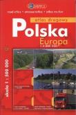 Atlas drogowy. Polska 1:500 000 + Europa 1:4 000 000. Autor: Opracowanie zbiorowe. Dadada.pl Okładka książki Atlas drogowy. Polska 1:500 000 + Europa 1:4 000 000