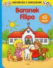 Okładka książki Baranek Filipa Historyjka z naklejkami