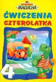 Ćwiczenia czterolatka. Autor: Wydawnictwo Wilga. Dadada.pl Okładka książki Ćwiczenia czterolatka