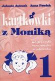 Kartkówki z Moniką klasa 1. Autor: Jolanta Jatczak, Anna Pawlak. Dadada.pl Okładka książki Kartkówki z Moniką klasa 1