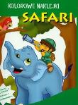 Kolorowe naklejki Safari. Autor: TBH066. Dadada.pl Okładka książki Kolorowe naklejki Safari