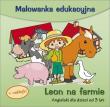 Okładka książki Malowanka edukacyjna. Leon na farmie