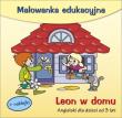 Okładka książki Malowanka edukacyjna. Leon w domu