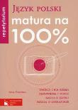 Okładka książki Matura na 100% język polski repetytorium PWN