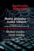Media globalne Media lokalne. Autor: Roguska Agnieszka. Dadada.pl Okładka książki Media globalne Media lokalne