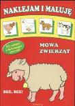 Okładka książki Mowa zwierząt - Naklejam i maluję
