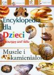 Okładka książki Muszle i skamieniałości Encyklopedia dla dzieci