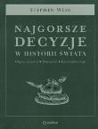 Okładka książki Najgorsze decyzje w historii świata