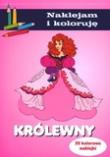 Naklejam i koloruję - Królewny II. Autor: Małecki Aleksander. Dadada.pl Okładka książki Naklejam i koloruję - Królewny II