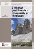O niektórych prawidłowościach rozwoju rzeźby gór i ich przedpoli. Autor: Starkel Leszek. Dadada.pl Okładka książki O niektórych prawidłowościach rozwoju rzeźby gór i ich przedpoli