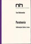 Parateoria. Autor: Bobrowska Ewa. Dadada.pl Okładka książki Parateoria