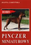 Pinczer miniaturowy. Autor: Joanna Zarzyńska. Dadada.pl Okładka książki Pinczer miniaturowy