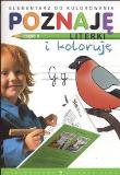 Poznaję literki i koloruję część 2. Autor: Czyżowska Małgorzata. Dadada.pl Okładka książki Poznaję literki i koloruję część 2