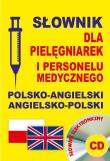 Słownik dla pielęgniarek pol-ang,ang-pol + CD. Autor: Gordon Jacek. Dadada.pl Okładka książki Słownik dla pielęgniarek pol-ang,ang-pol + CD