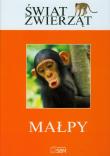 Świat zwierząt Małpy. Autor: Becker Genevieve. Dadada.pl Okładka książki Świat zwierząt Małpy