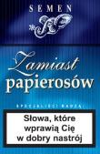 Zamiast papierosów niebieskie opakowanie. Autor:   Praca zbiorowa. Dadada.pl Okładka książki Zamiast papierosów niebieskie opakowanie