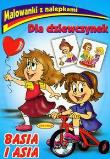 Okładka książki Basia i Asia naklejki