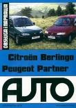 Okładka książki Citroen Berlingo Peugeot Partner. Obsługa i naprawa