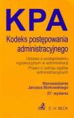 Okładka książki Kodeks postępowania administracyjnego