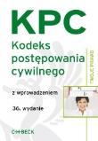Okładka książki Kodeks postępowania cywilnego wyd.36 Twoje Prawo