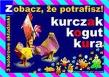 Kolorowe składanki. Zobacz, że potrafisz! Kurczak, kogut, kura. Autor: Mikucki Zbigniew, Karczewski Lech. Dadada.pl Okładka książki Kolorowe składanki. Zobacz, że potrafisz! Kurczak, kogut, kura