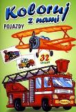 Okładka książki Koloruj z nami. Pojazdy  PASJA